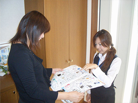 CSレディーによるご案内