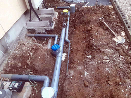 下水道宅内排水設備切替工事